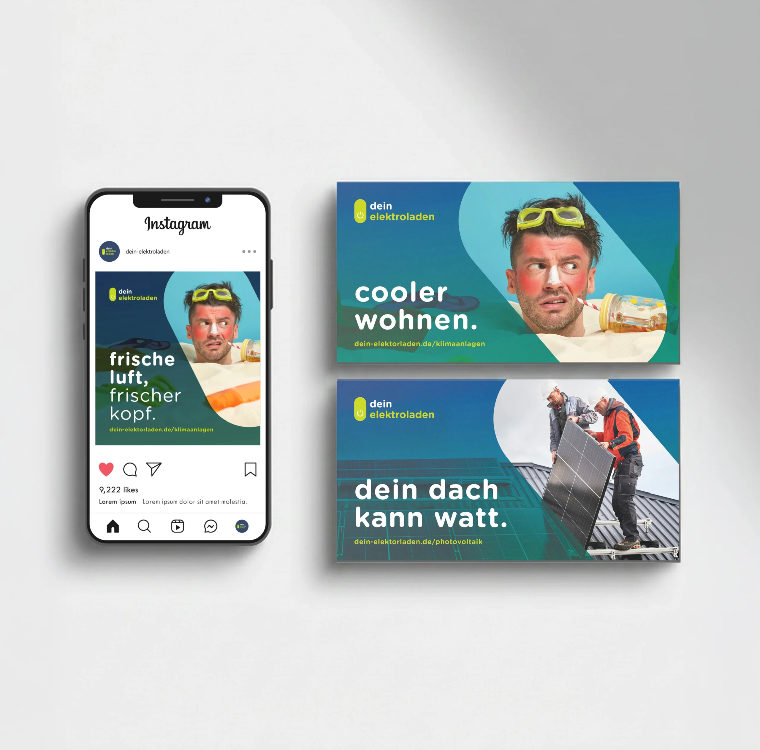 Rozanka dein elektroladen kampagnen design corporate design dortmund